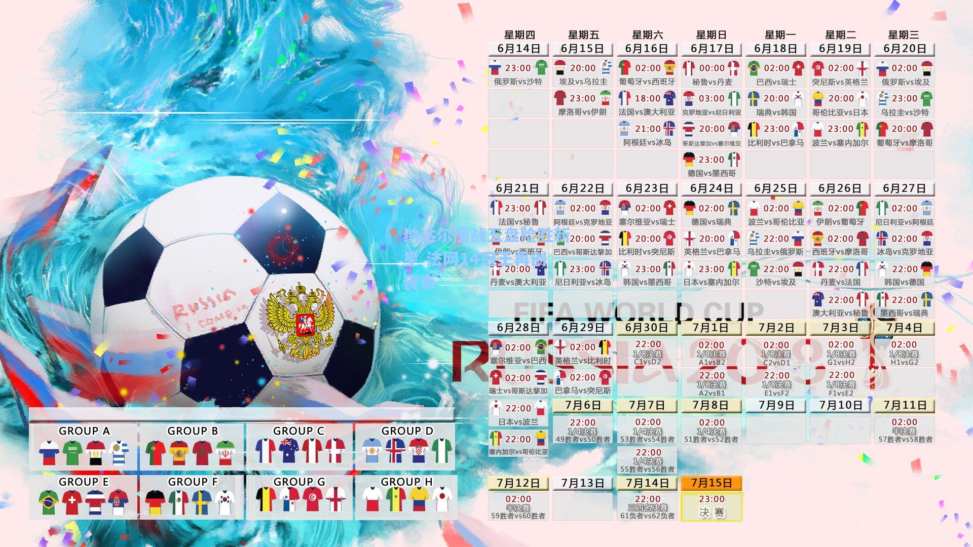 纳达尔鏖战五盘险胜新星 法网14冠王再创传奇